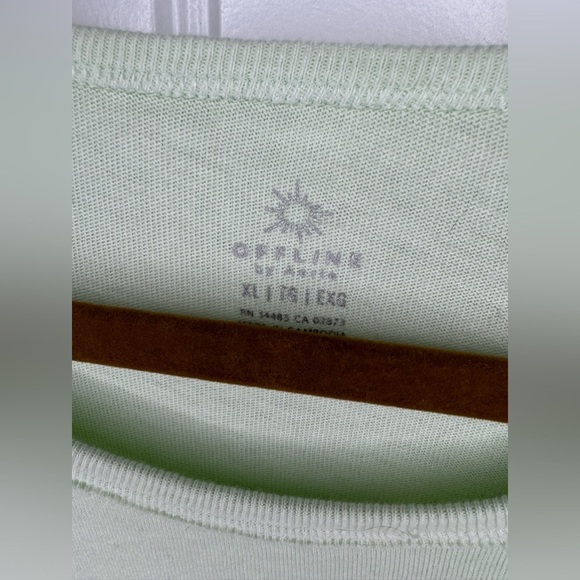 Offline by Aerie Green “Yeah, Sure, Ok” Graphic Tee with Yellow and White Text - Picture 4 of 6